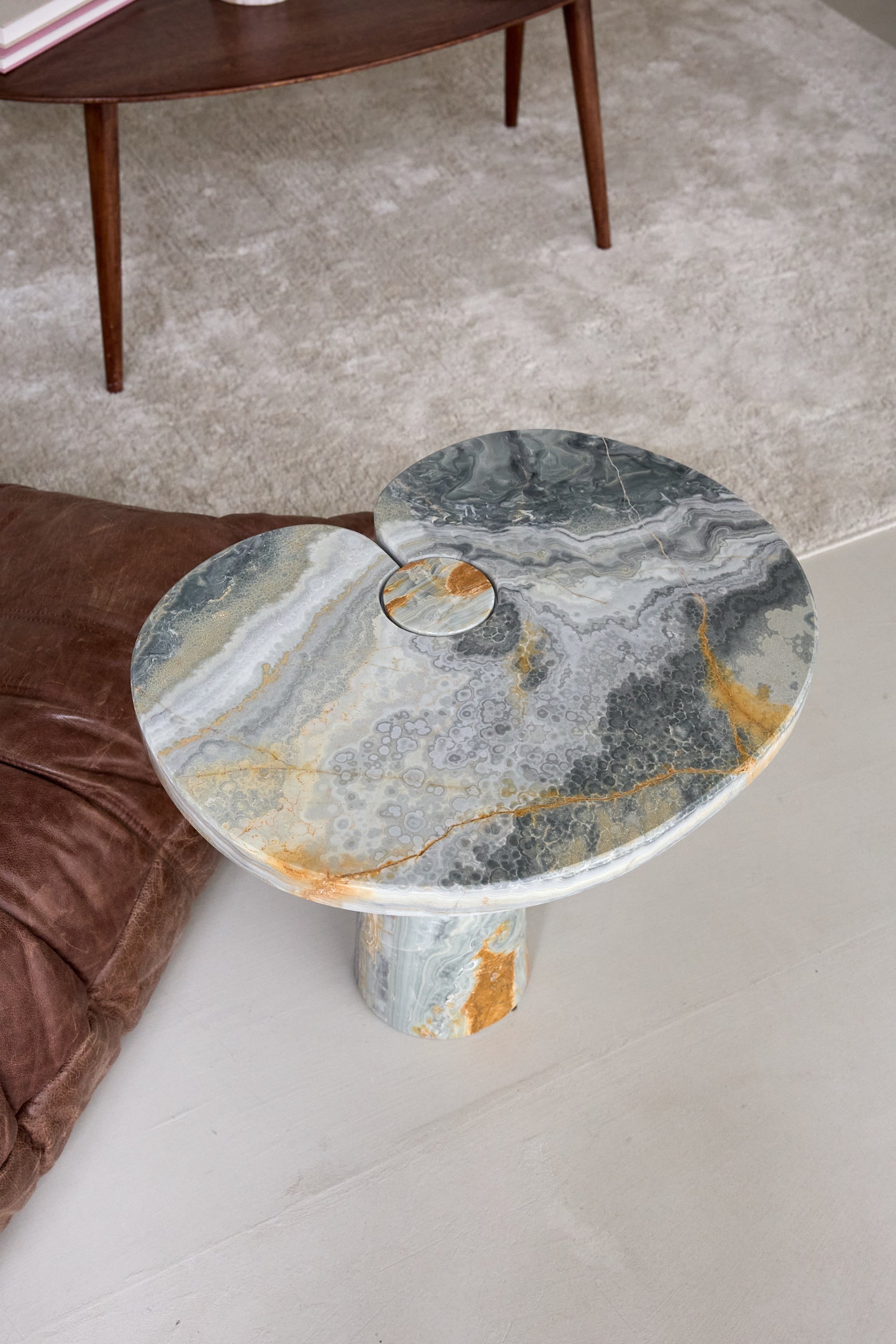 Marble Onyx Travertine Table collection-Uniiqo Studio