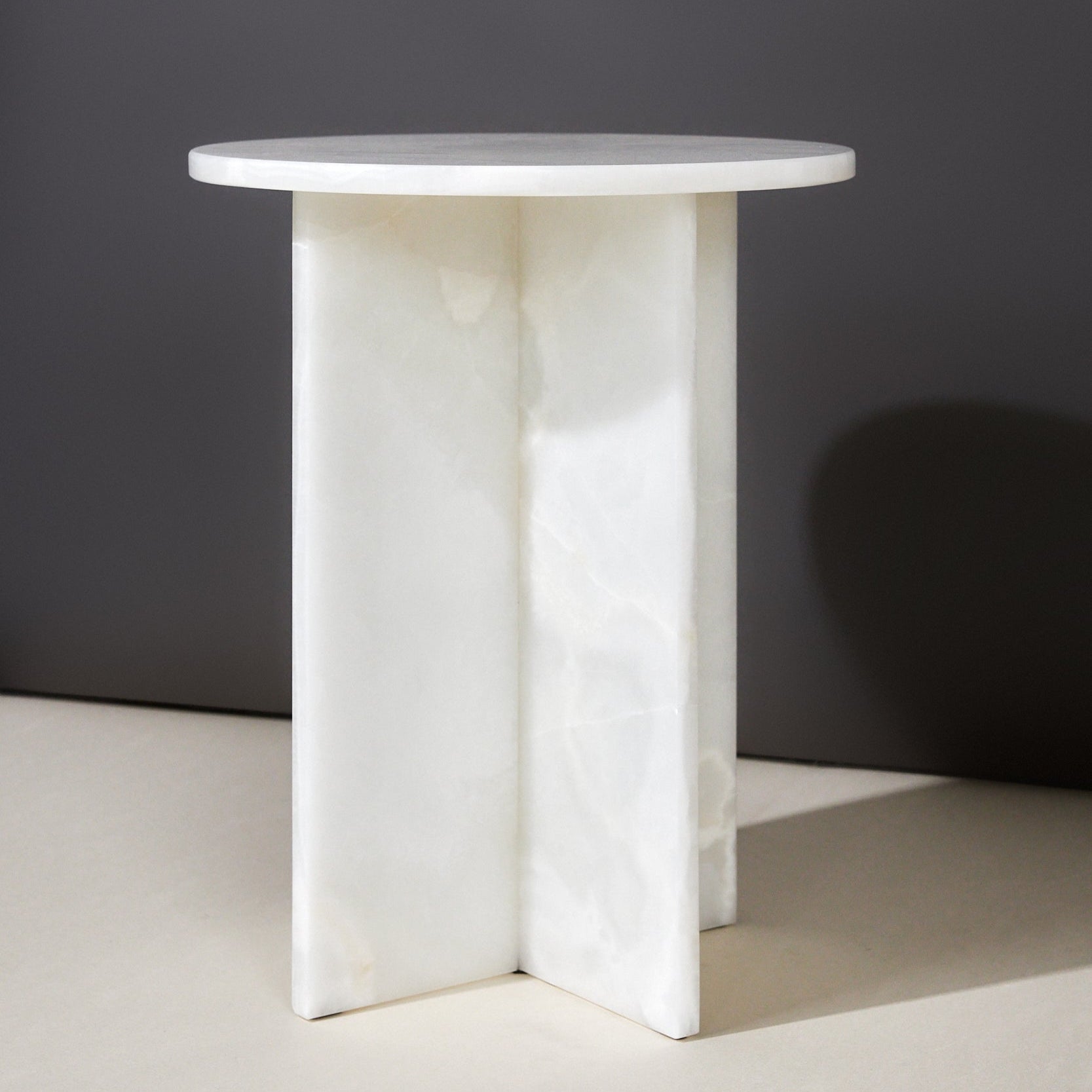 Solestra Onyx Side Table