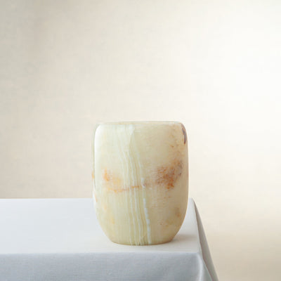 White Onyx Vases