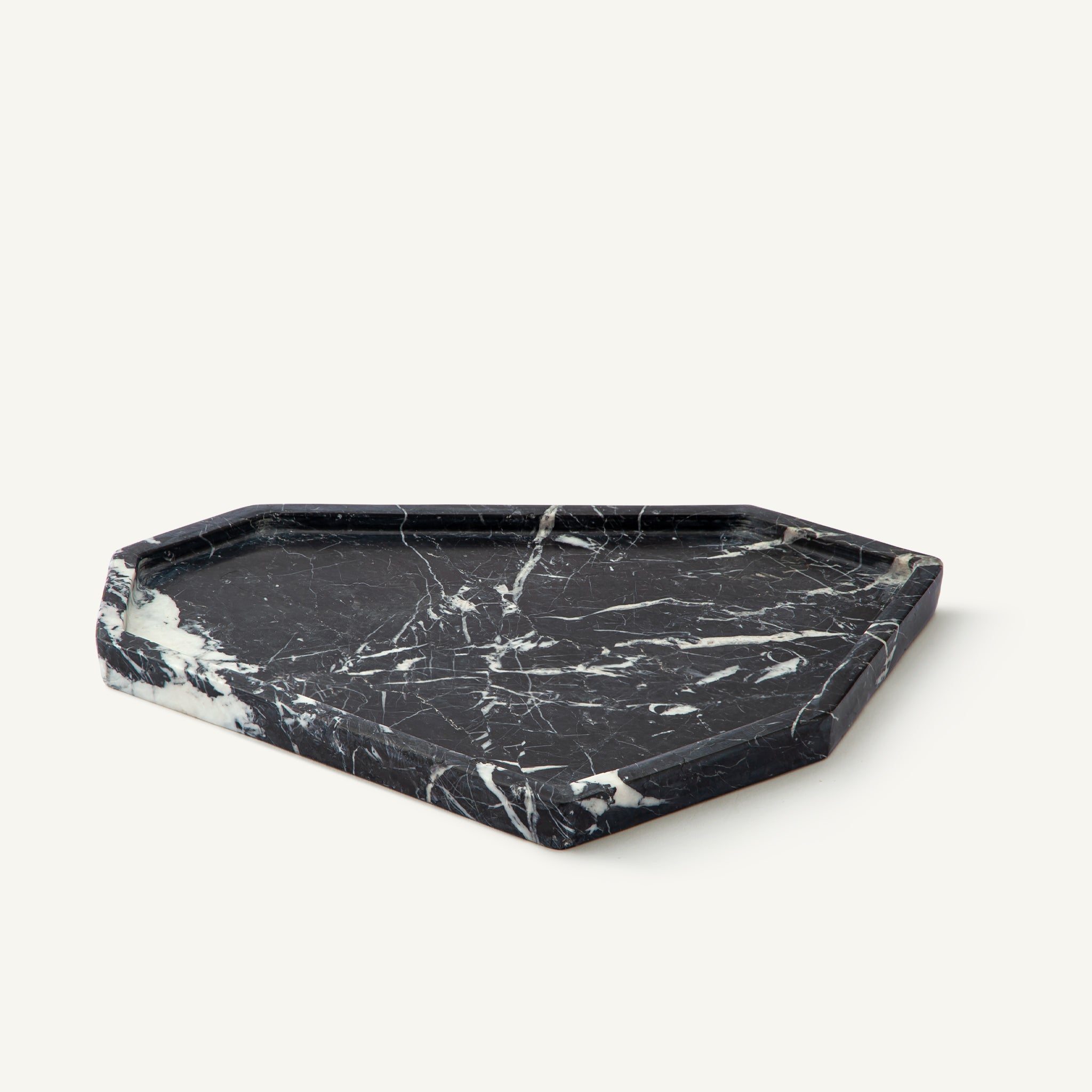Obsidian Heptagon Tray
