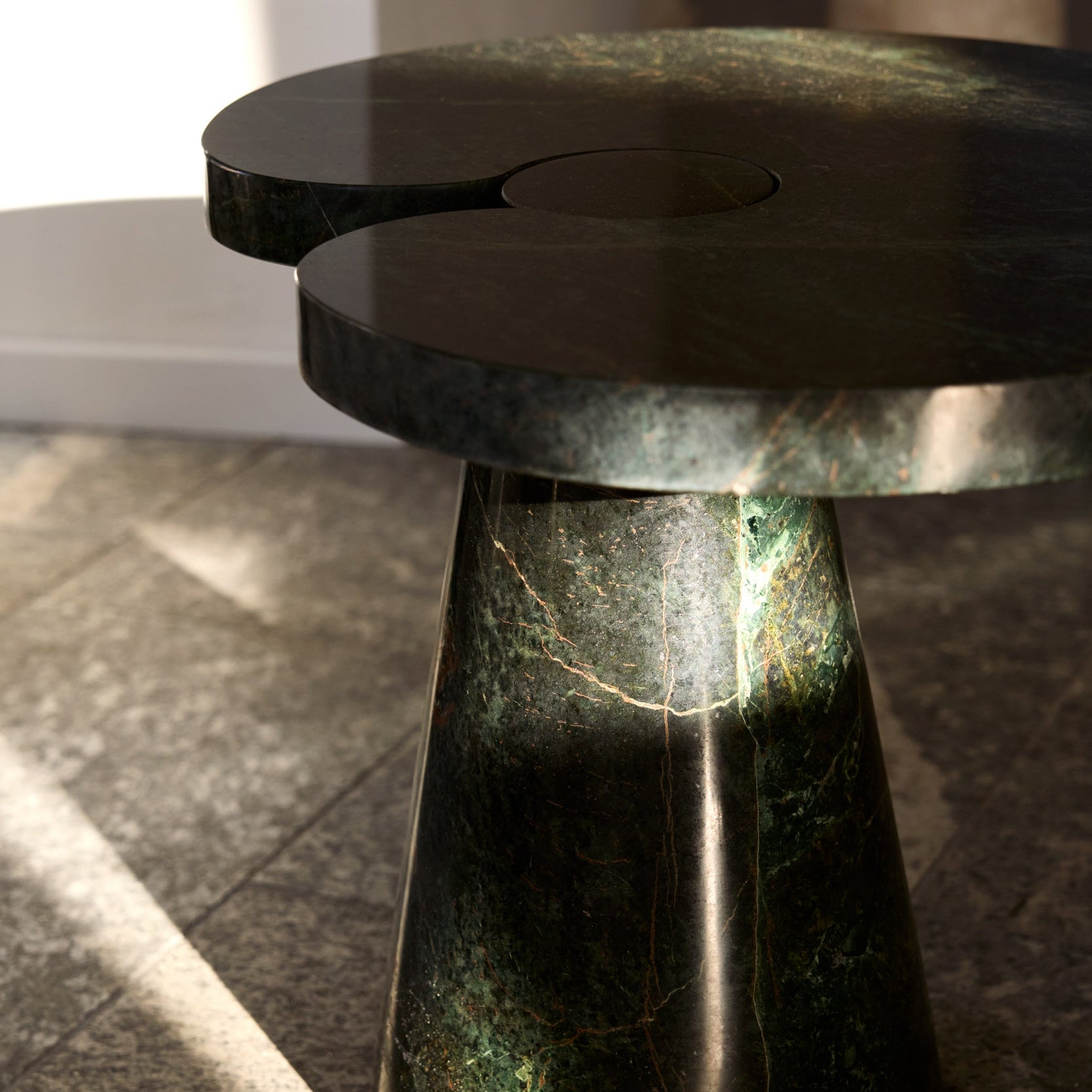 Verdant Eclipse Side Table