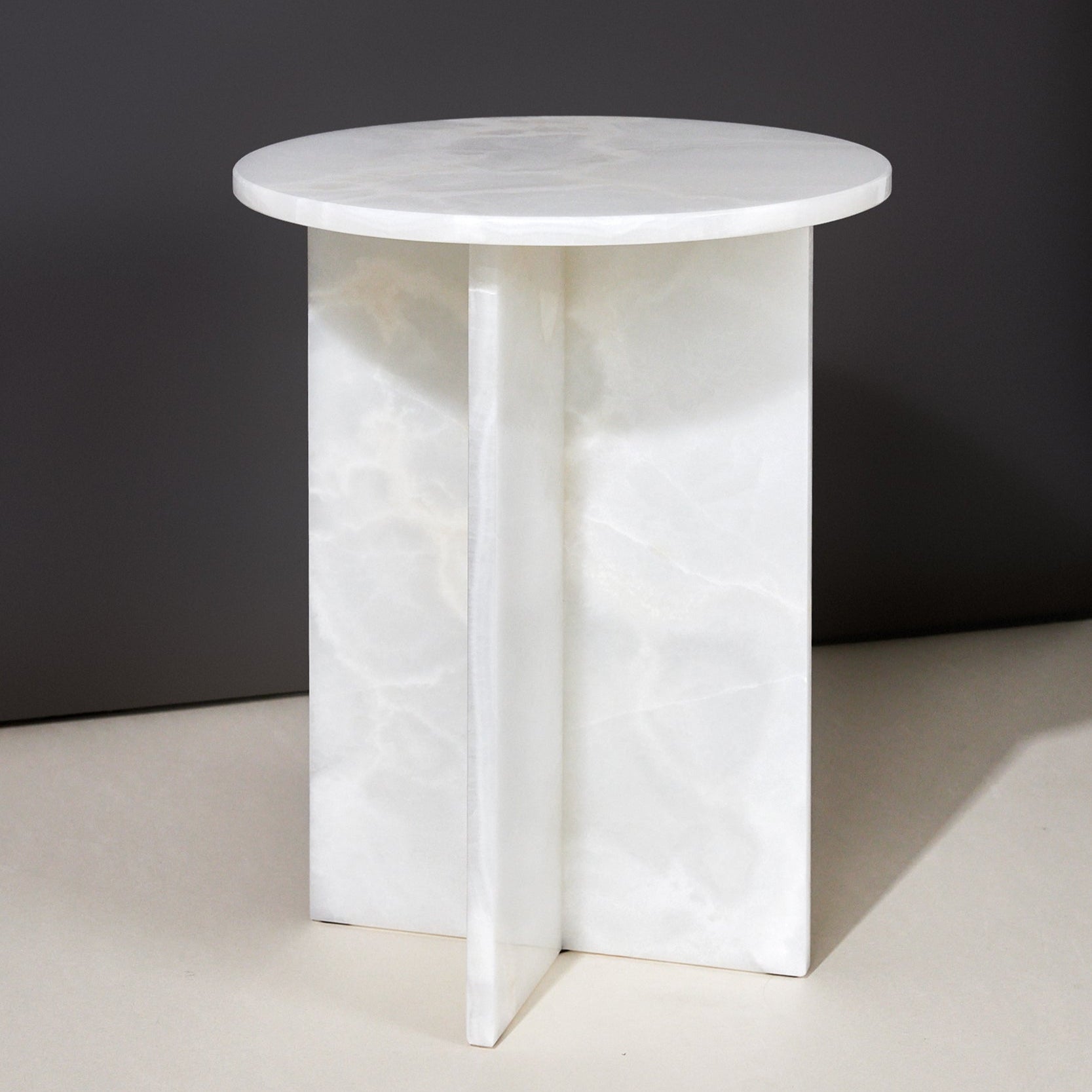 Solestra Onyx Side Table