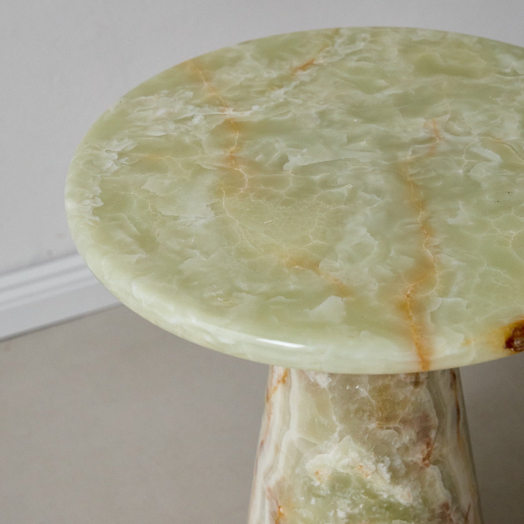 Solano Onyx Side Table