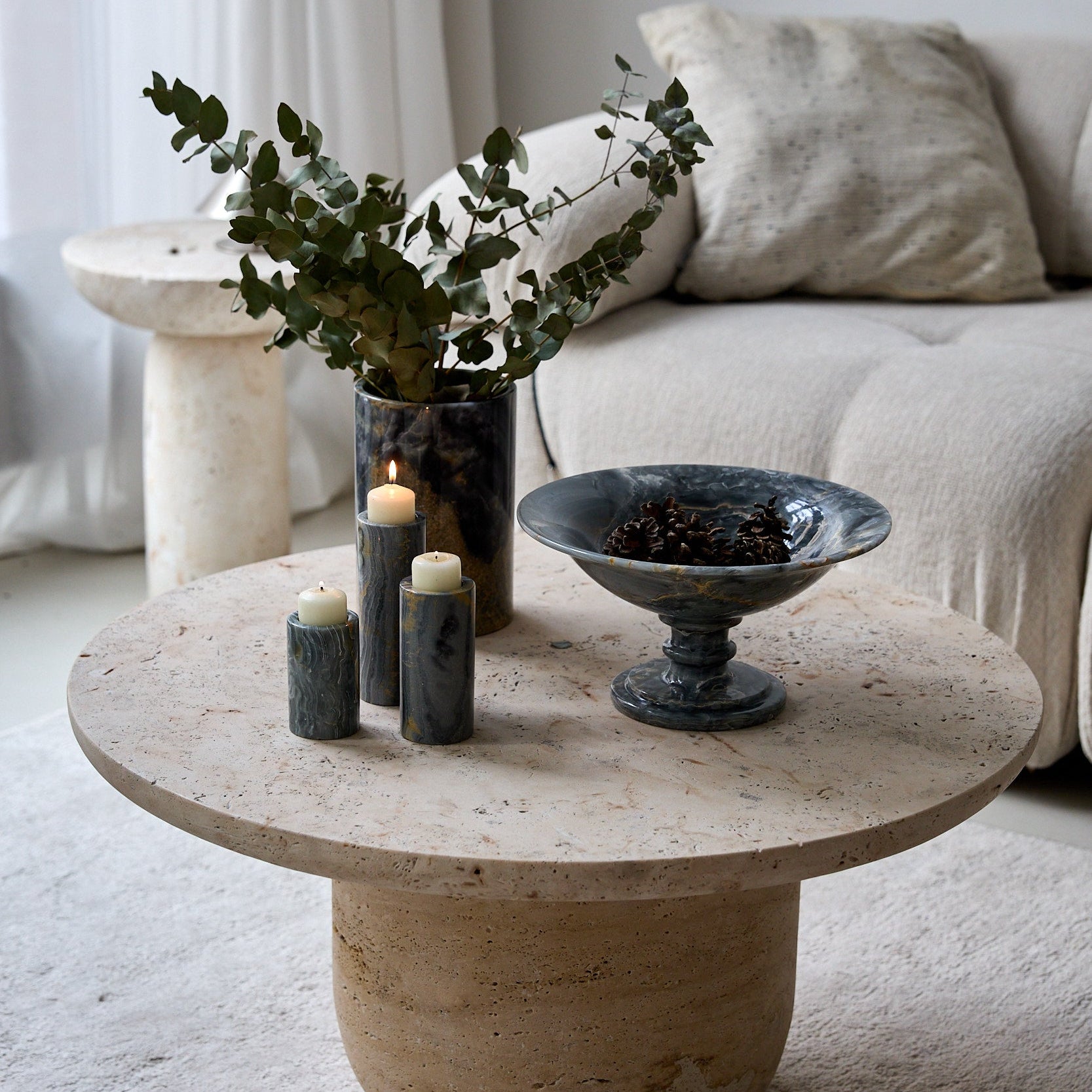 Aquera Candle Holder (Set Of Three)