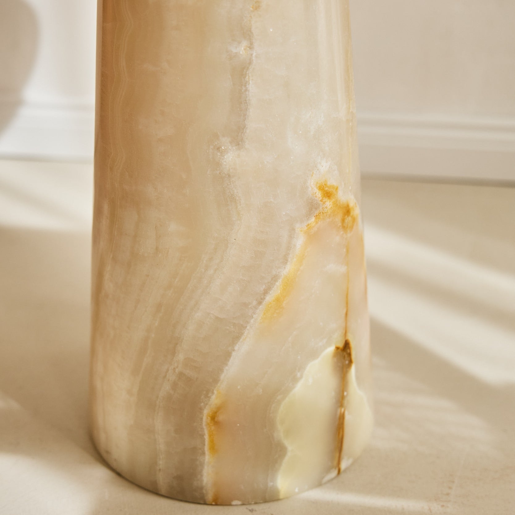 Solano Onyx Side Table
