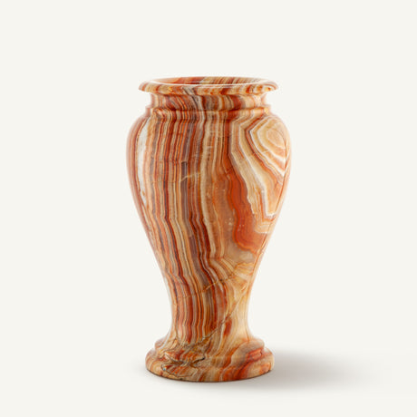 Amber Veil Vase