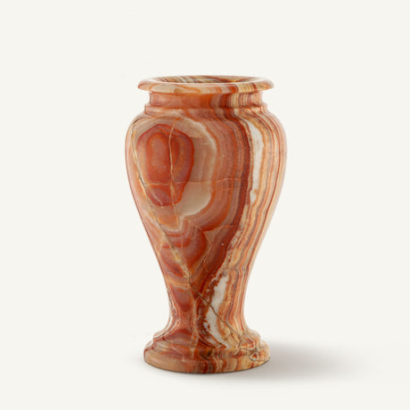 Amber Veil Vase