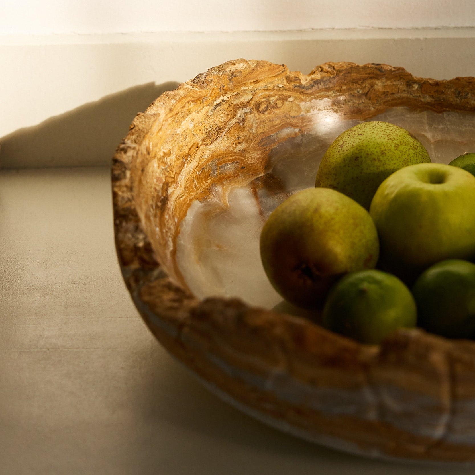 decrative one of a kind onxy Bowl by Uniiqo Studio