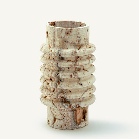 Crystallara Travertine Vase