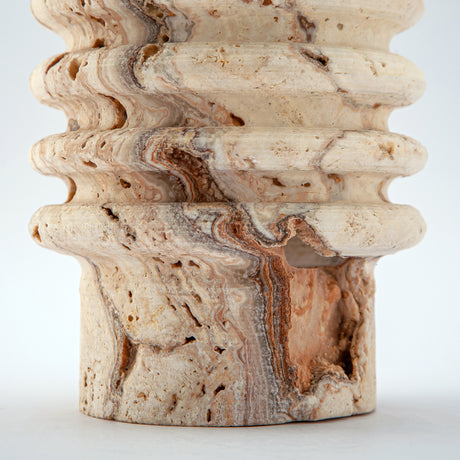 Crystallara Travertine Vase