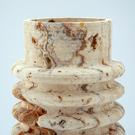 Crystallara Travertine Vase