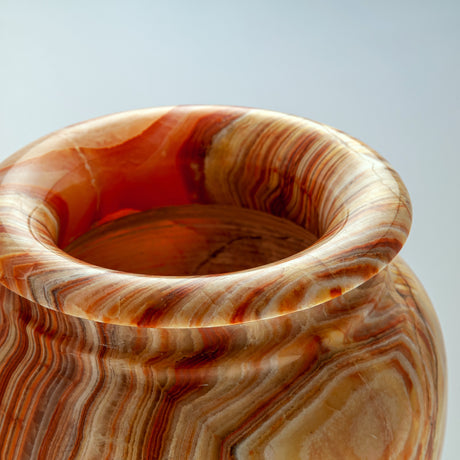 Amber Veil Vase