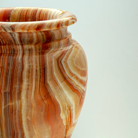 Amber Veil Vase