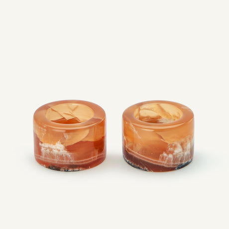 Magnolias Candle Holder Duo