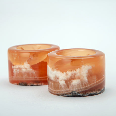 Magnolias Candle Holder Duo