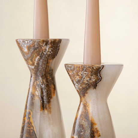 Koraza Candle Holder (Set Of Two)