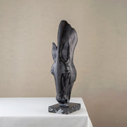 Noir Equus Bust Sculpture