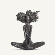 Reflective muse skulptur