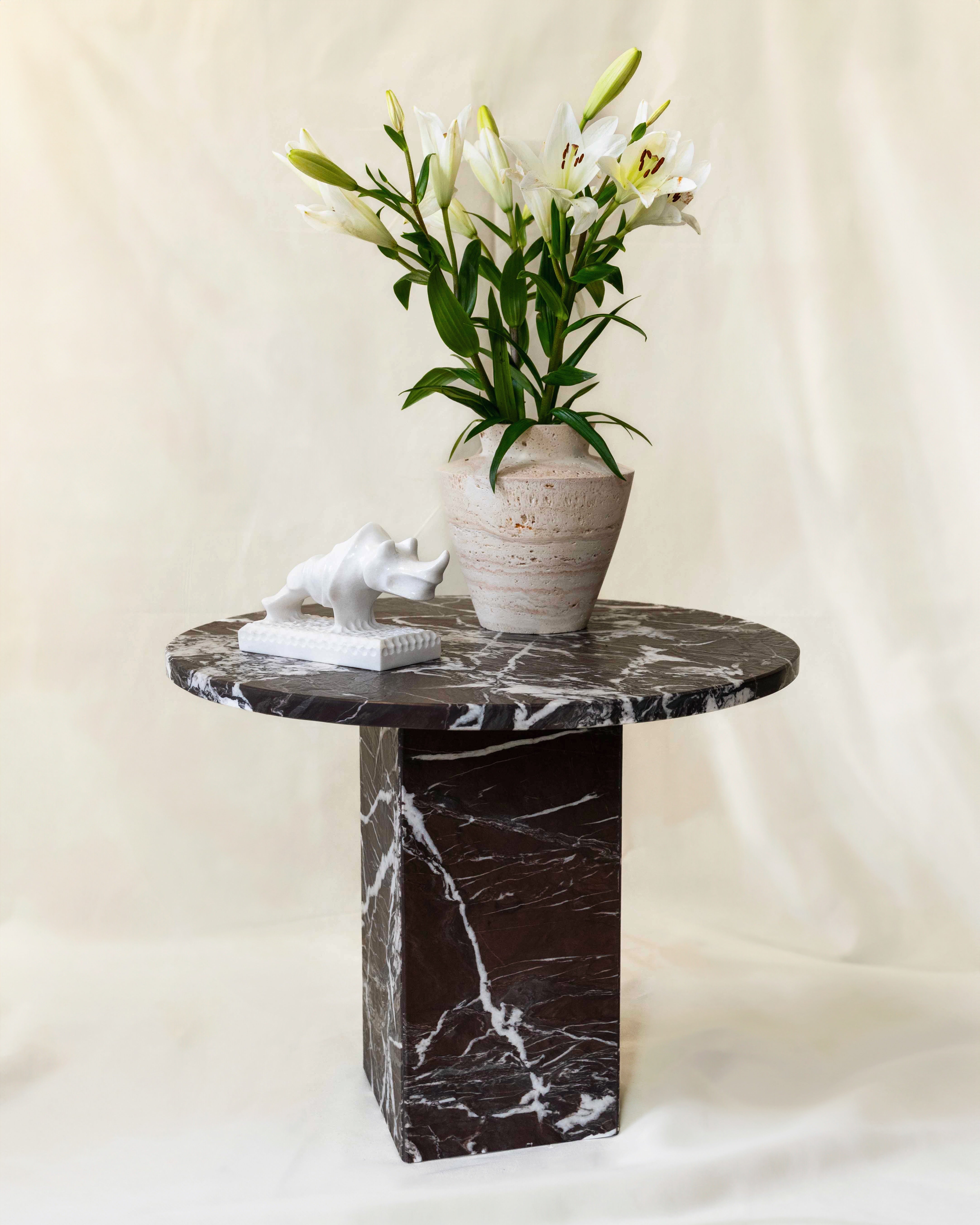 Electra Marble Side Table