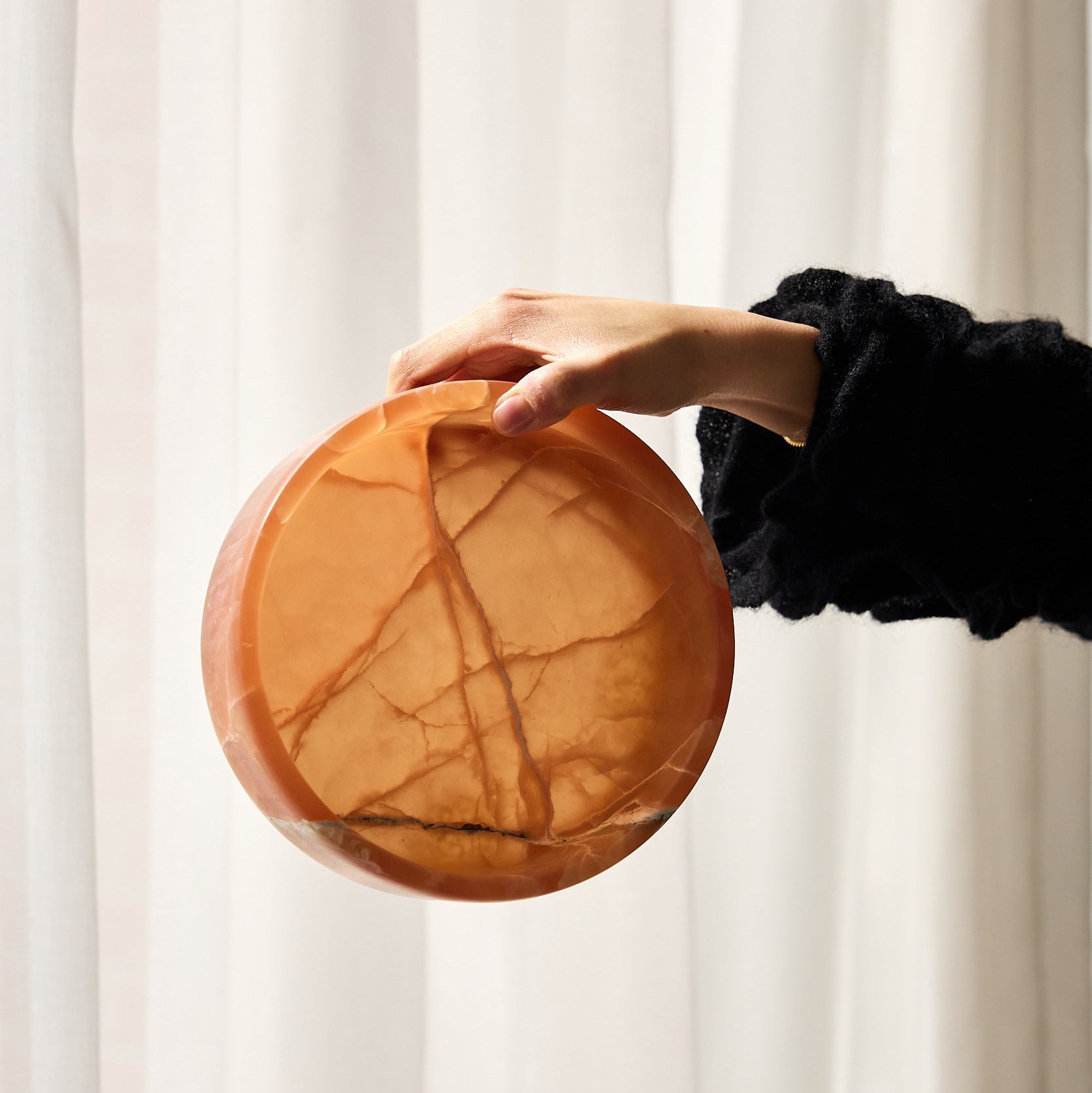 decorative one of a kind onyx bowl by Uniiqo Studio