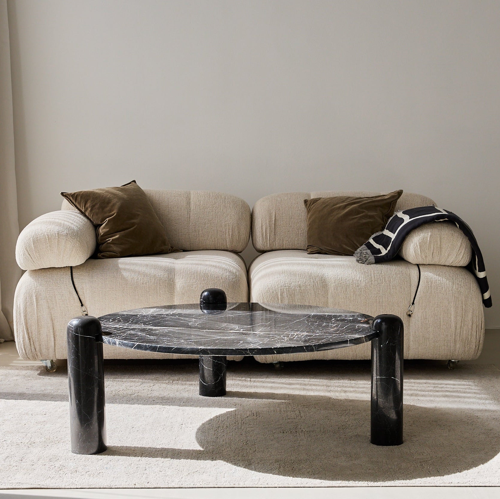 rare marble coffee table manufactured by Uniiqo Studio in Berlin