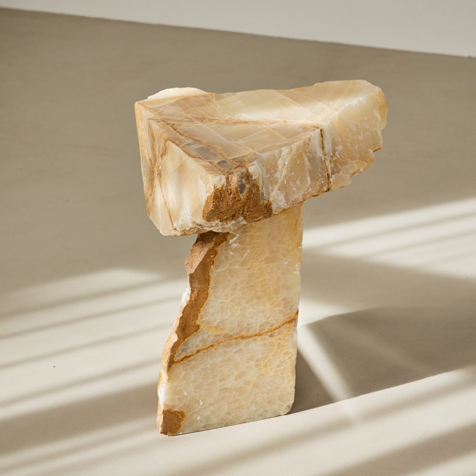 decorative onyx side table collectible for luxurious homes by Uniiqo Studio
