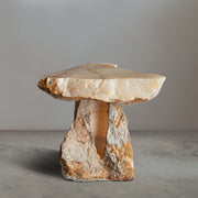 collectible rare onyx side table one of a kind by Uniiqo Studio