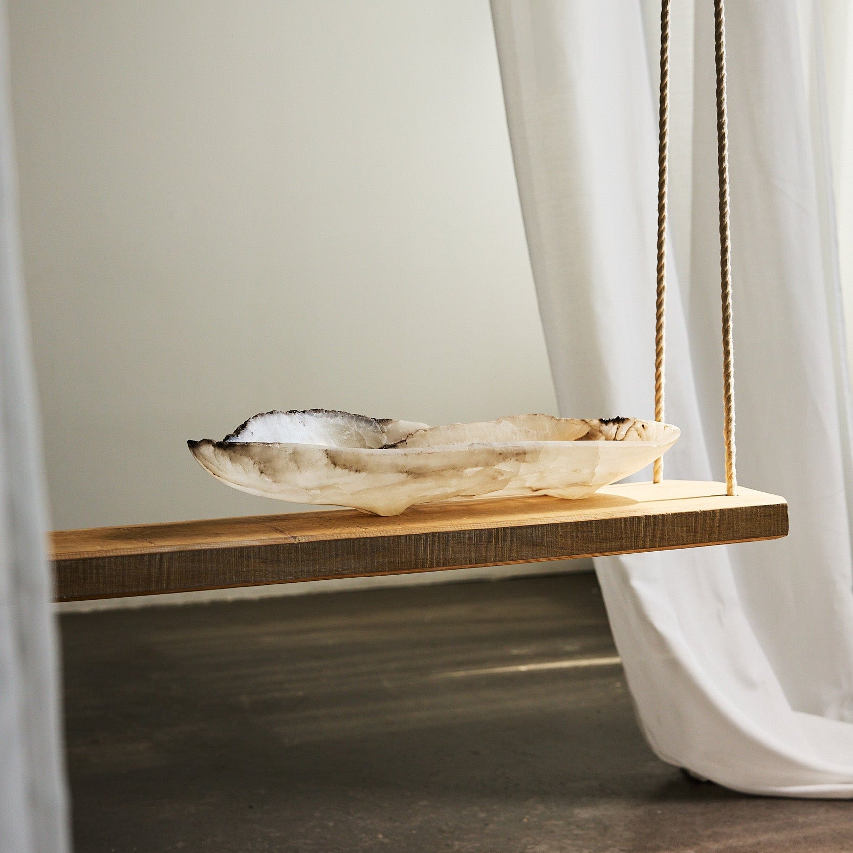 one of a kind white onyx bowl handcrafted by Uniiqo Studio in Berlin