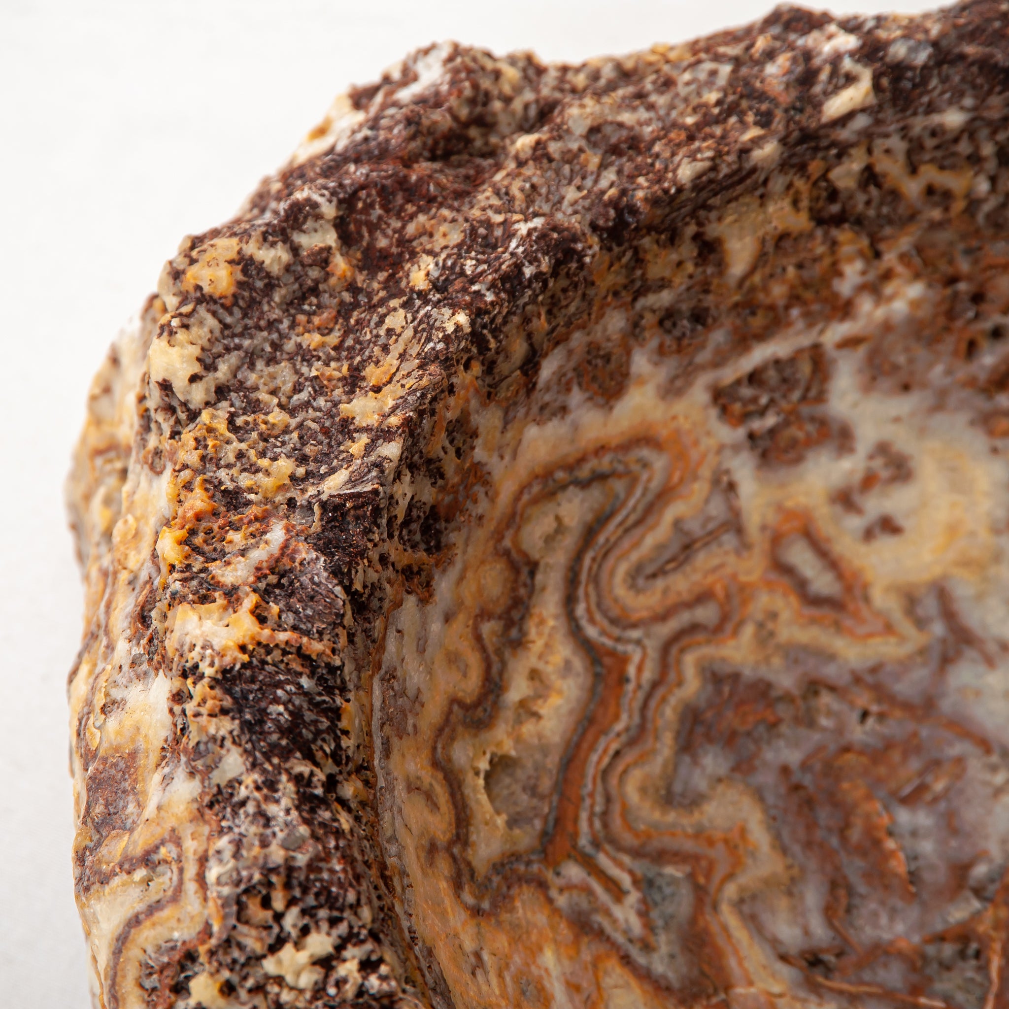 handcrafted onyx bowl with layered amber and ivory veining for luxury table decor
