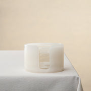 unique onyx coasters set translucent white stone handcrafted sculptural design table setting
