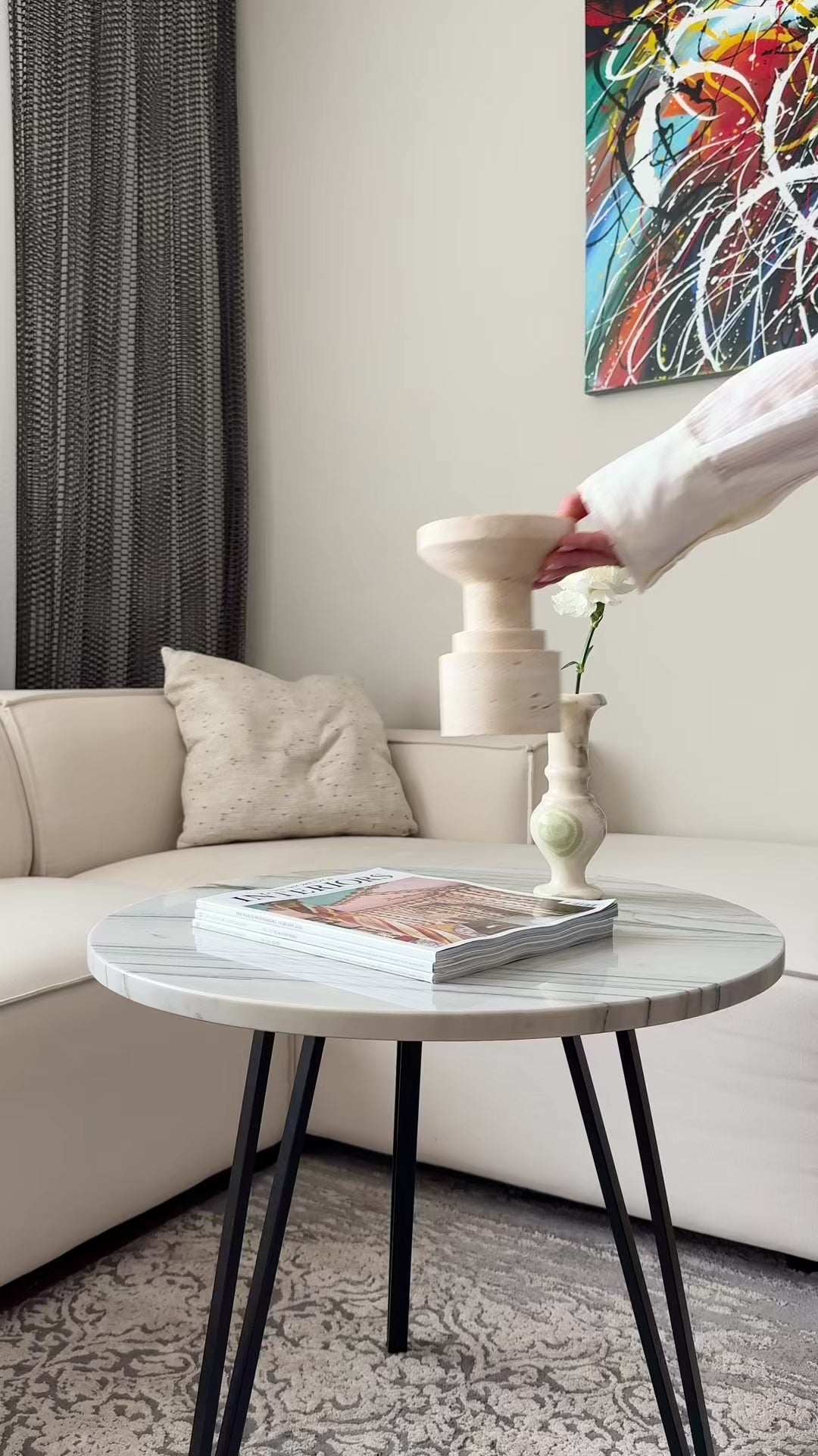 Load video: Agora Candle Holder