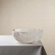 white translucent onyx bowl handcrafted by Uniiqo Studio for luxurious homes and interior 