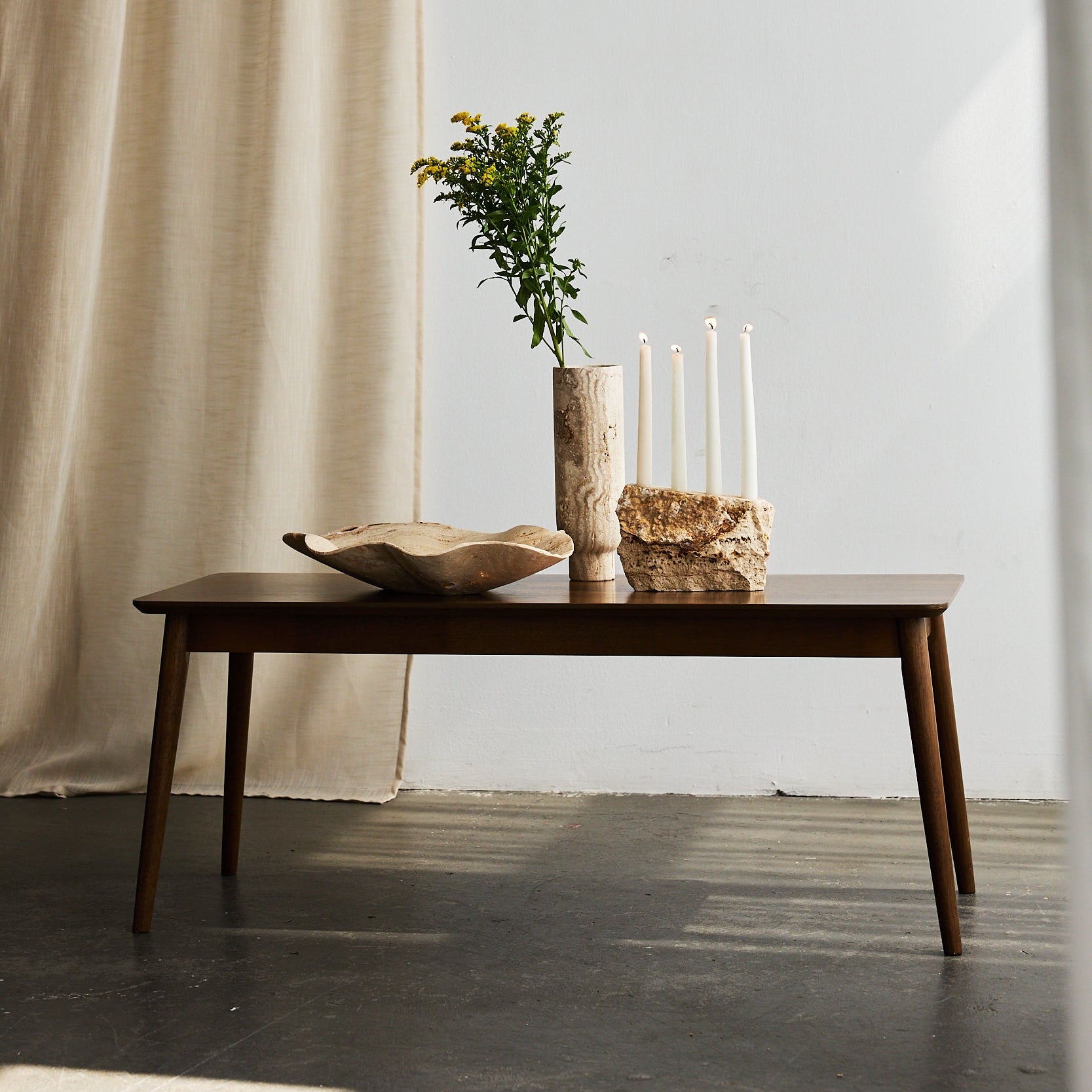 travertine home accessories unique pieces by Uniiqo Studio